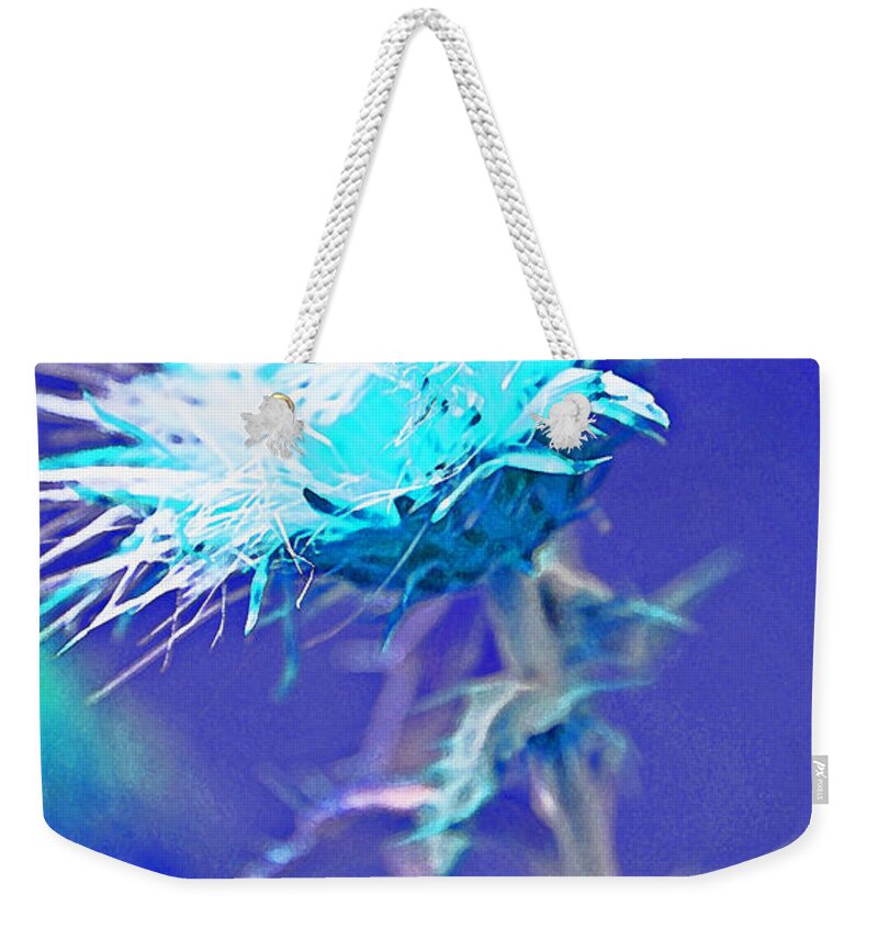 Weeds Weekender Tote Bag featuring the photograph Bright Accident by Julie Lueders 
