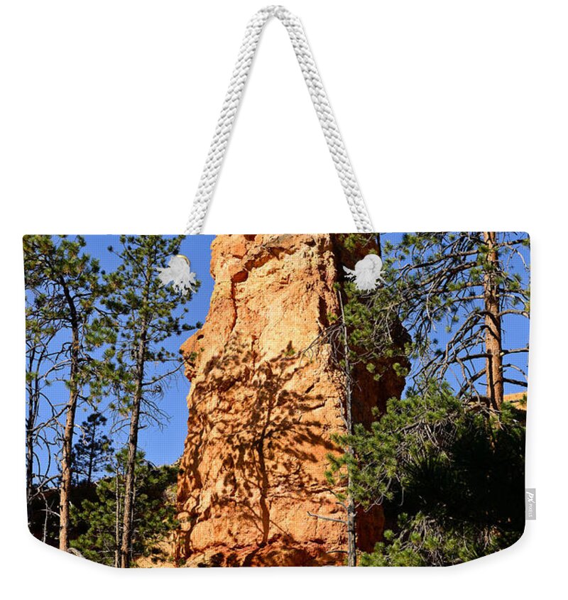 Bryce Canyon National Park Weekender Tote Bag featuring the photograph Bryce Canyon Hoodoo by Greg Norrell