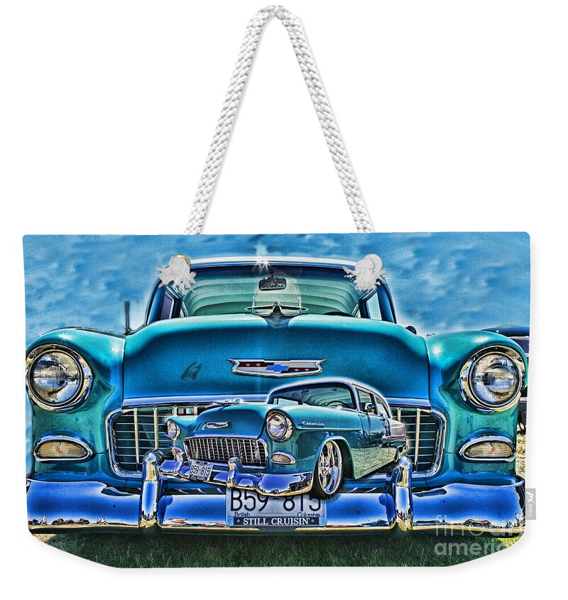 Cars Weekender Tote Bag featuring the photograph Cadp0738a-12 by Randy Harris