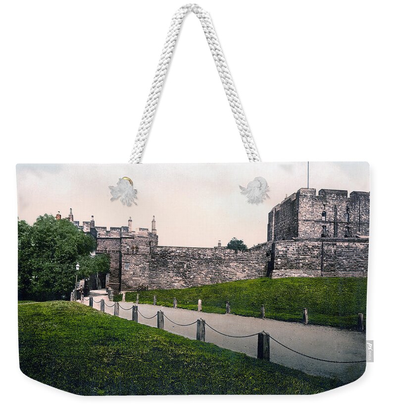 Carlisle Weekender Tote Bag featuring the photograph Carlisle Castle - England by International Images