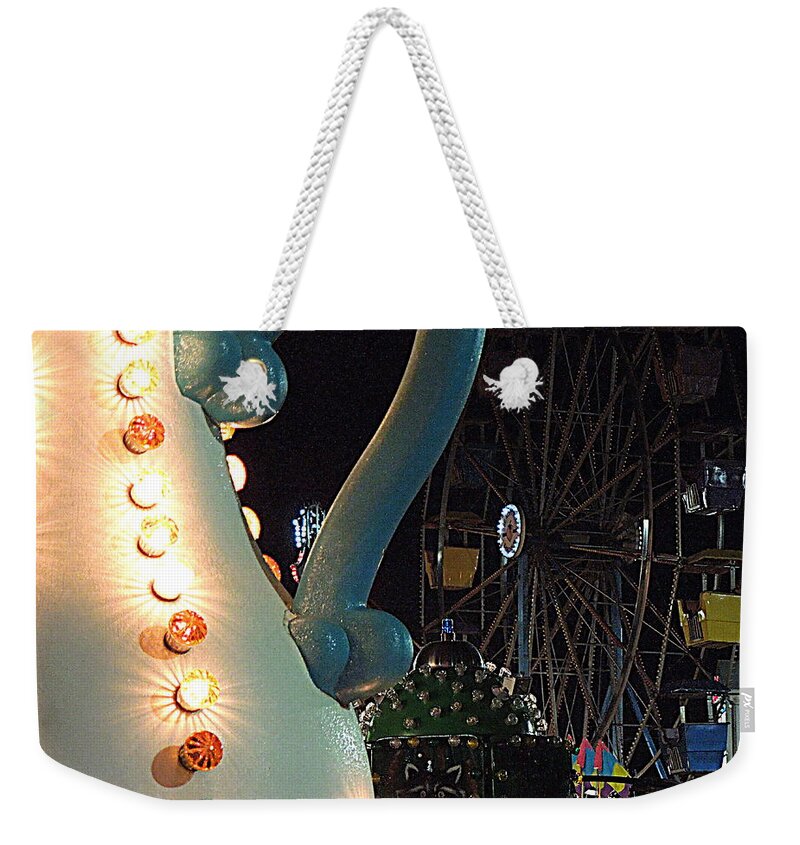 Carnival Weekender Tote Bag featuring the photograph Carnivale by Renee Trenholm