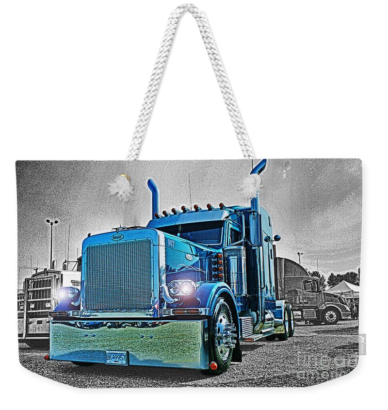 Trucks Weekender Tote Bag featuring the photograph Catr0298-12 by Randy Harris