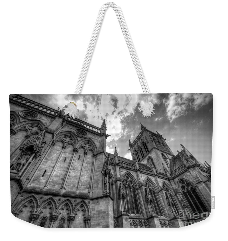Cambridge Weekender Tote Bag featuring the photograph Chapel of St. John's College - Cambridge by Yhun Suarez