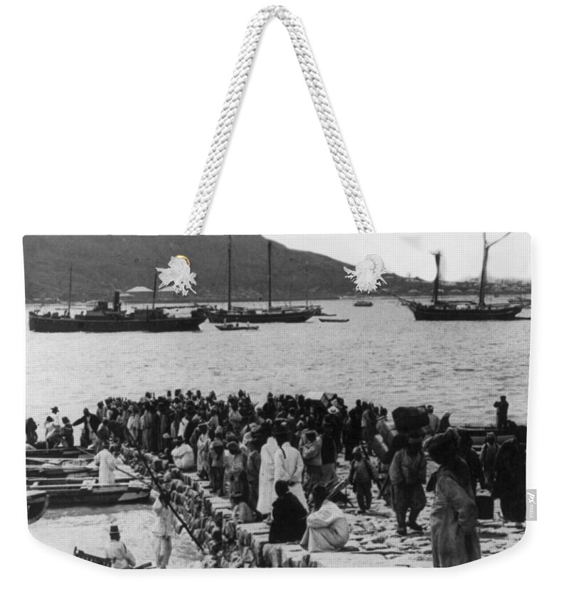 Chemulpo Weekender Tote Bag featuring the photograph Chemulpo Harbor - Korea - 1903 by International Images