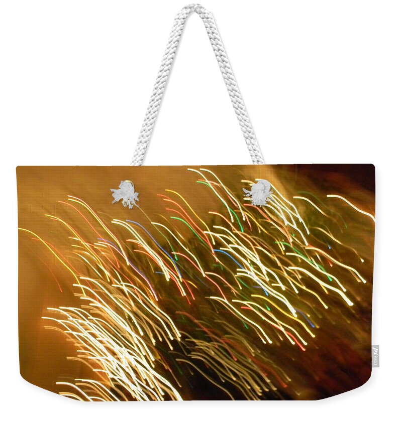 Christmas Weekender Tote Bag featuring the photograph Christmas Card - Santa's Sleigh by Marwan George Khoury