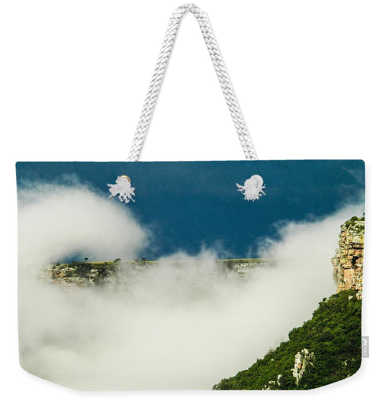 Africa Weekender Tote Bag featuring the photograph Cloud curl by Alistair Lyne