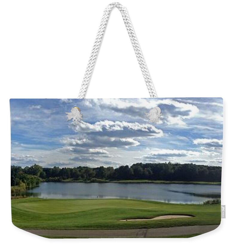 Bni Weekender Tote Bag featuring the photograph Club House Panorama by Joseph Yarbrough