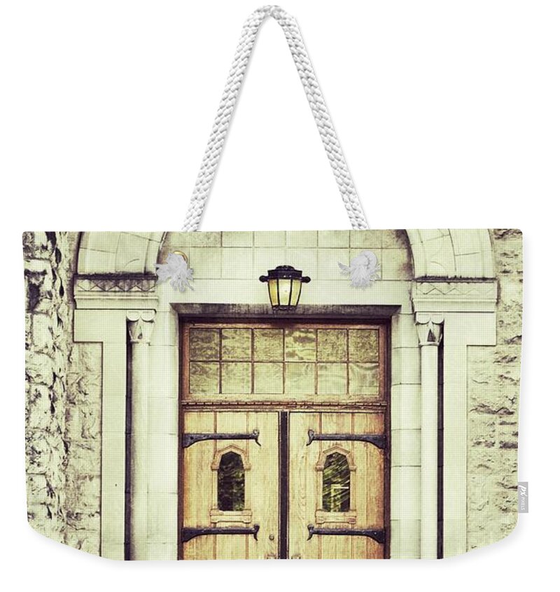 Galt Weekender Tote Bag featuring the photograph Collegiate by Traci Cottingham