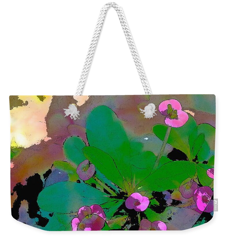 Floral Weekender Tote Bag featuring the photograph Color 116 by Pamela Cooper