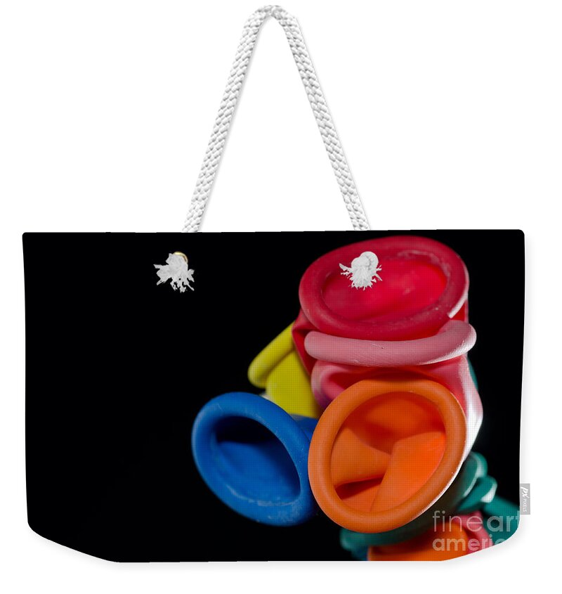 Balloons Weekender Tote Bag featuring the photograph Color balloons by Mats Silvan