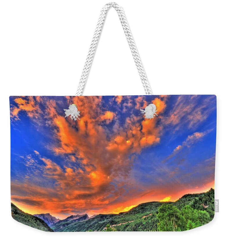 Colorado Weekender Tote Bag featuring the photograph Colors by Scott Mahon