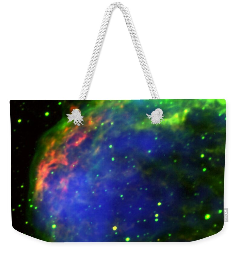 Chandra Weekender Tote Bag featuring the photograph Crescent Nebula by Nasa