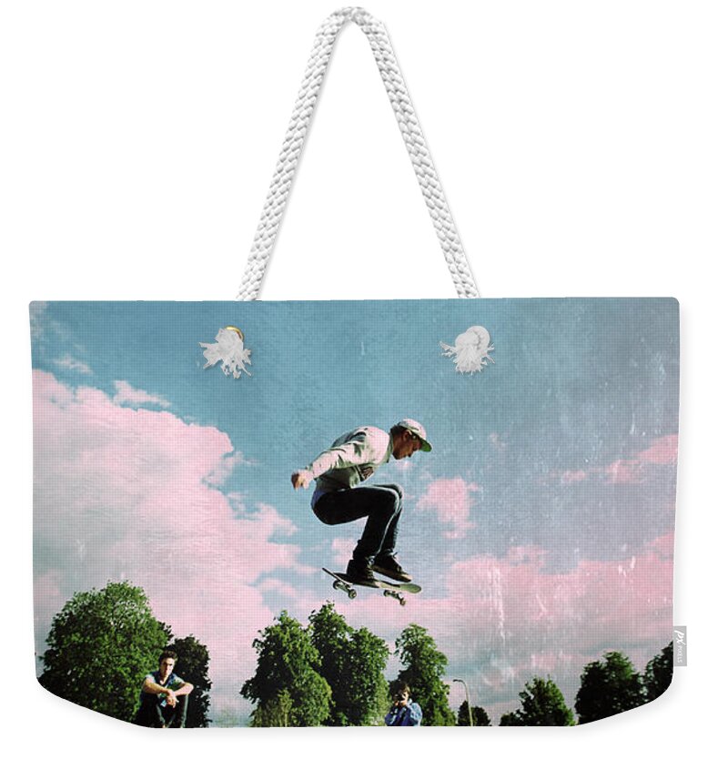 Yhun Suarez Weekender Tote Bag featuring the photograph Cut Above The Rest by Yhun Suarez