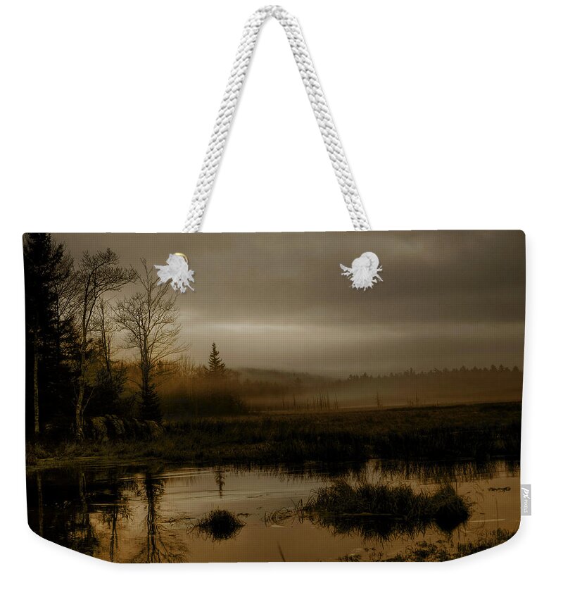 Hdr Weekender Tote Bag featuring the photograph Darkness Approaches by Greg DeBeck