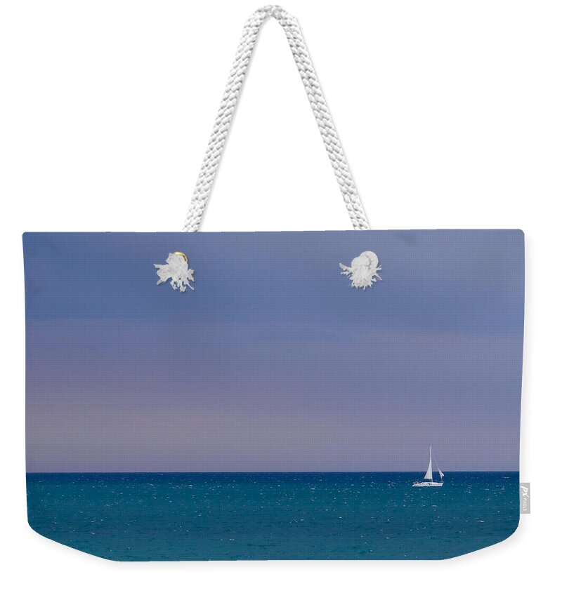 Lake Michigan Weekender Tote Bag featuring the photograph Desiderata by Julia Wilcox