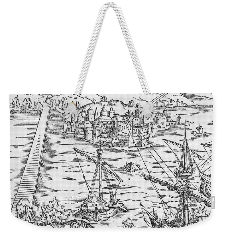 History Weekender Tote Bag featuring the photograph Discoveries In Optics by Science Source
