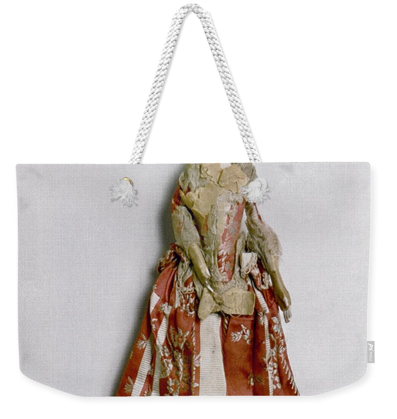 1770s Weekender Tote Bag featuring the photograph DOLL, c1770 by Granger