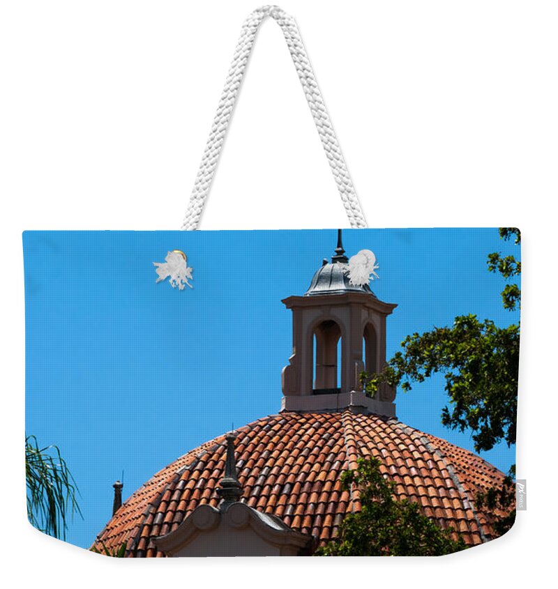 Architecture Weekender Tote Bag featuring the photograph Dome at Church of the Little Flower by Ed Gleichman