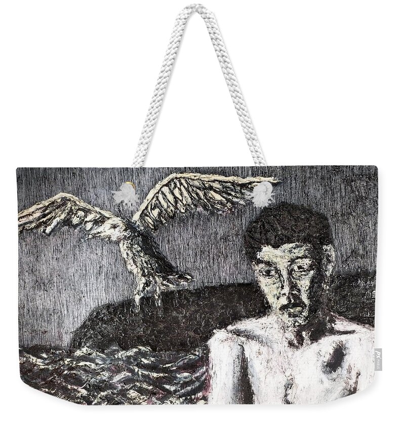 Landscape Weekender Tote Bag featuring the painting Doug by JC Armbruster