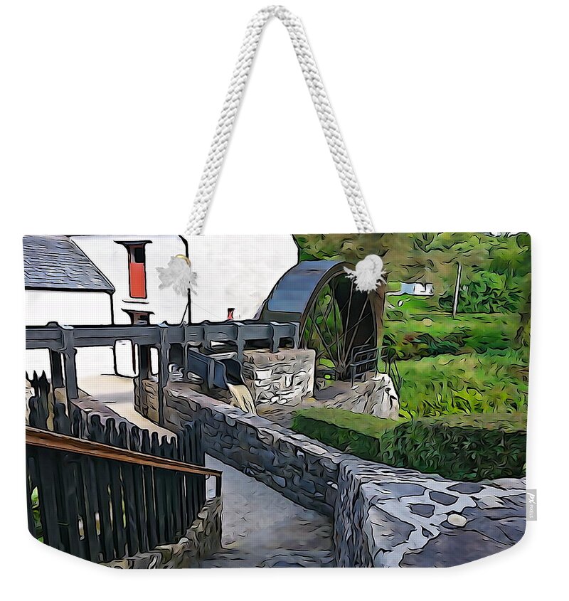 Mill Weekender Tote Bag featuring the photograph Down to the Mill by Norma Brock