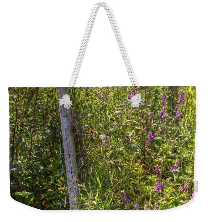 Water Weekender Tote Bag featuring the photograph Down to the water. by Clare Bambers