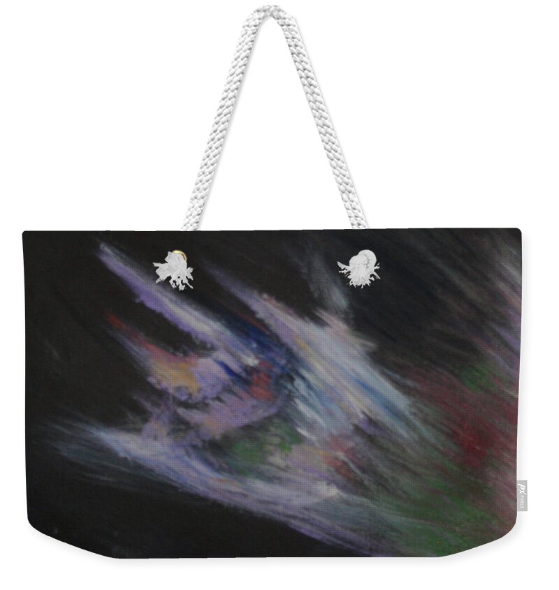 Gail Daley Weekender Tote Bag featuring the painting Dragon's Breath by Gail Daley