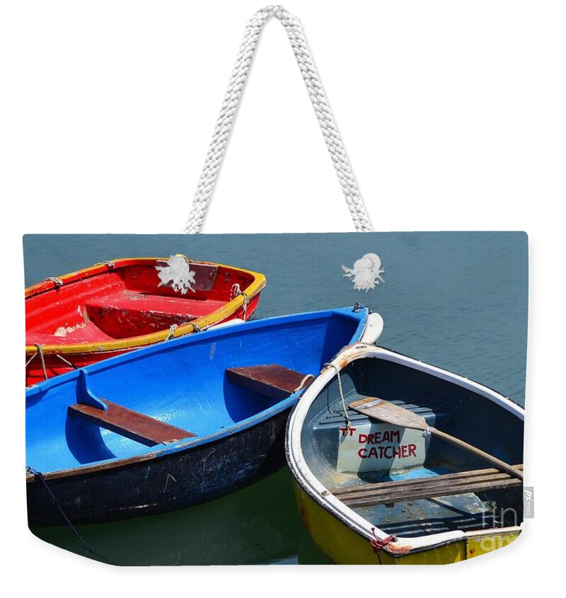 Boats Weekender Tote Bag featuring the photograph Dream Catcher by Rene Triay FineArt Photos