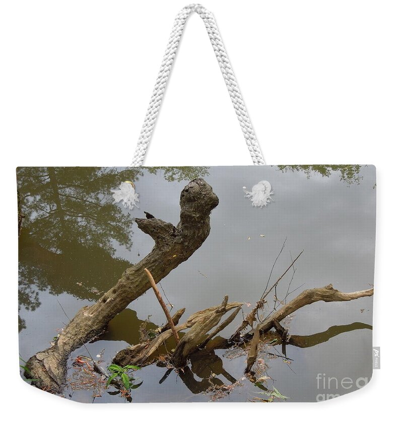 Driftwood Weekender Tote Bag featuring the photograph Driftwood by Renee Trenholm