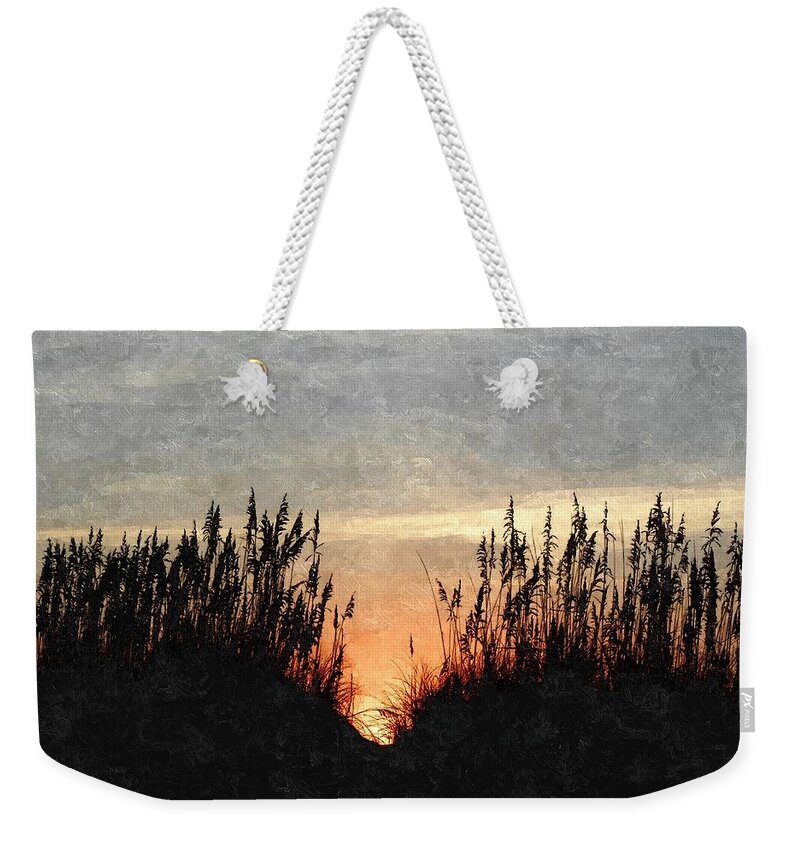 Dunes Weekender Tote Bag featuring the photograph Dune Peaker by Kim Galluzzo