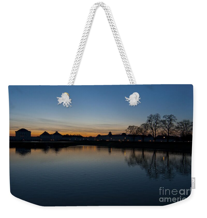 Bavaria Weekender Tote Bag featuring the photograph Dusk at the Palace by Andrew Michael