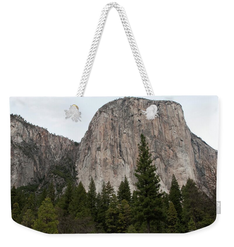 Yosemite Weekender Tote Bag featuring the photograph El Capitan by Lorraine Devon Wilke