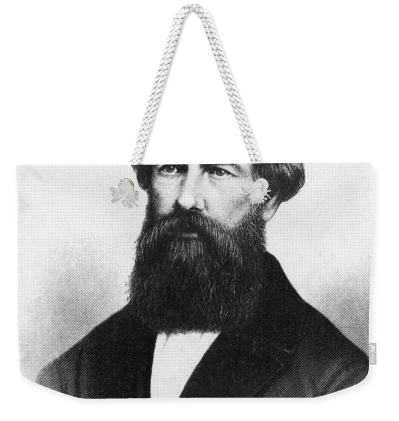 Historic Weekender Tote Bag featuring the photograph Elisha Graves Otis by Science Source