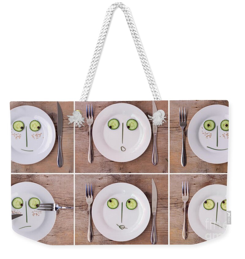 Aromatic Weekender Tote Bag featuring the photograph Emotions 01 by Nailia Schwarz