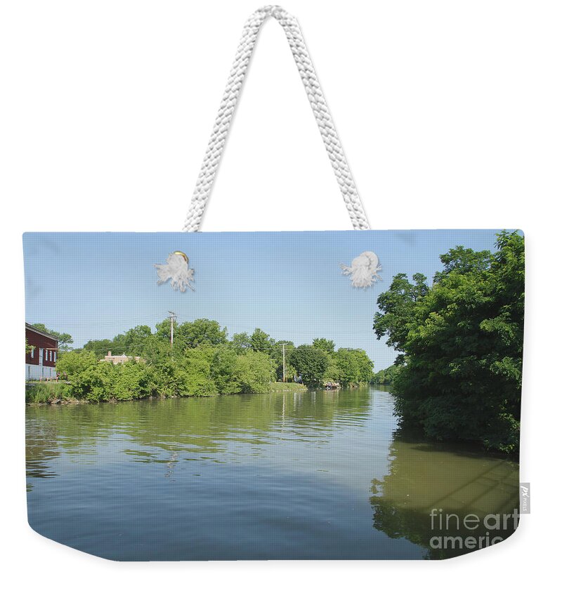 Erie Canal Weekender Tote Bag featuring the photograph Erie Canal by William Norton
