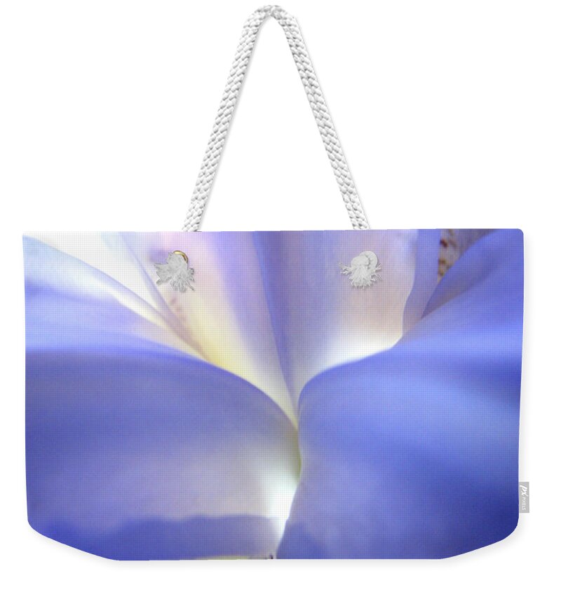 Iris Weekender Tote Bag featuring the photograph Ethereal by Stacey Zimmerman