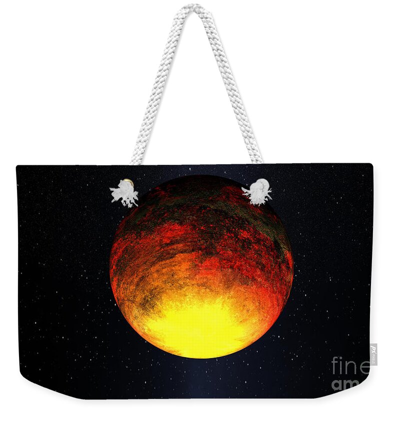 Exoplanet Weekender Tote Bag featuring the photograph Exoplanet, Kepler-10b by NASA/Science Source