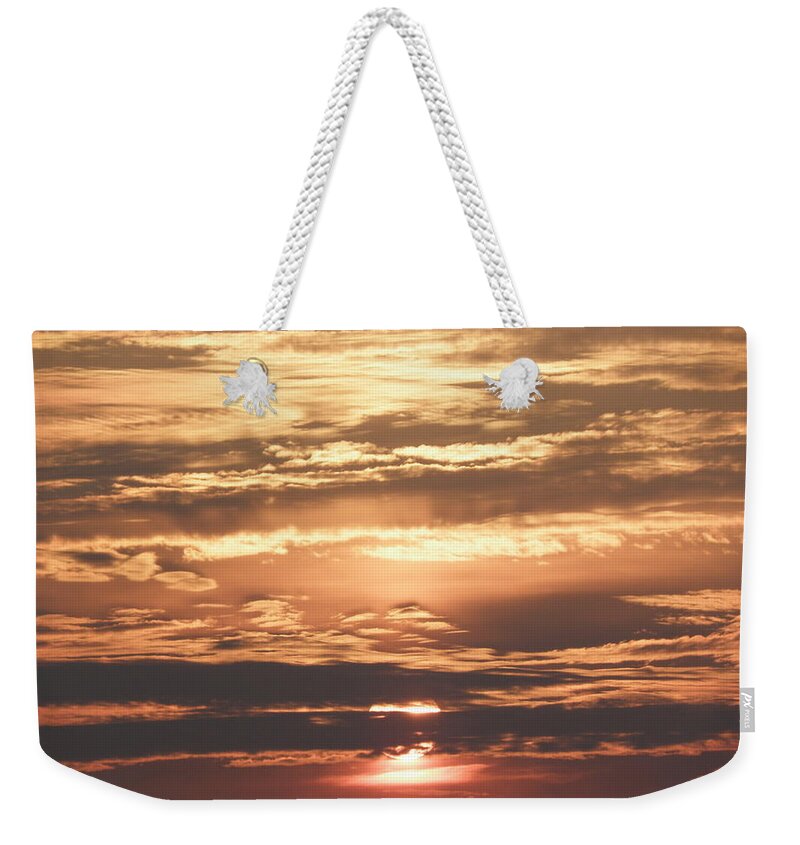 Sunrise Weekender Tote Bag featuring the photograph Explosion Of Color by Kim Galluzzo Wozniak
