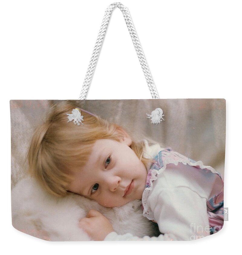 Child Weekender Tote Bag featuring the photograph Fairy Child by Rory Siegel