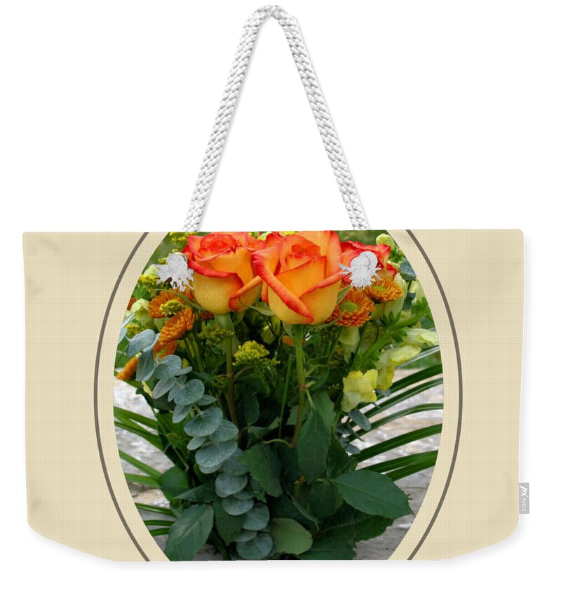 Autumn Weekender Tote Bag featuring the photograph Fall Greetings by Kristin Elmquist