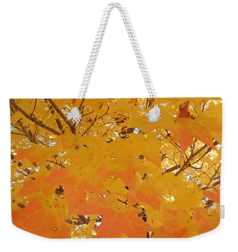 Fall Weekender Tote Bag featuring the photograph Fall in New England by Kim Galluzzo Wozniak