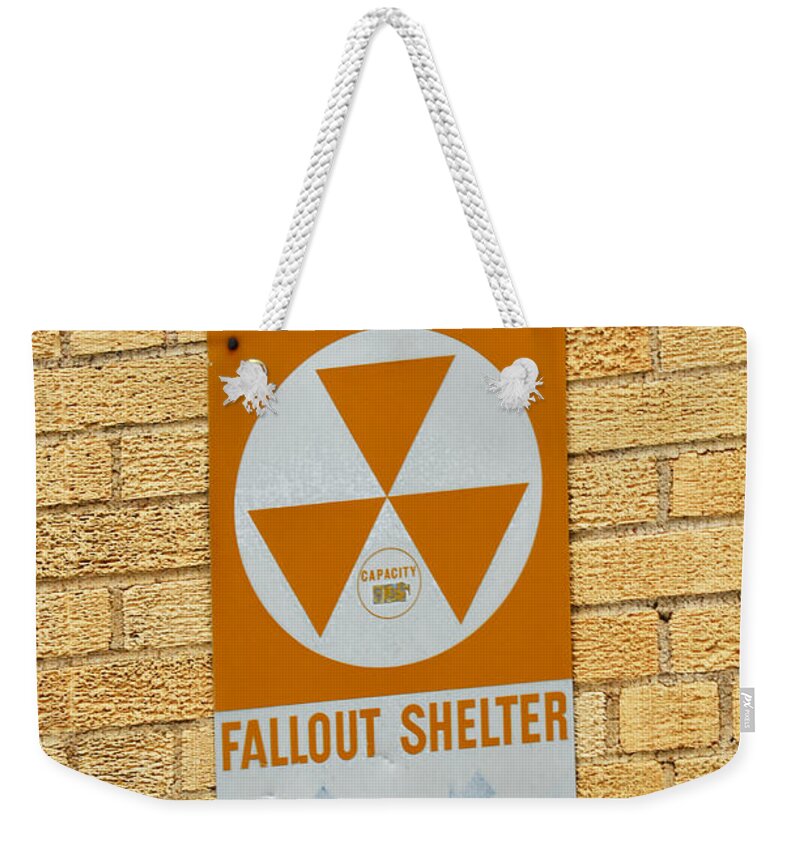 Fallout Shelter Weekender Tote Bag featuring the photograph Fallout Shelter by Nikki Smith