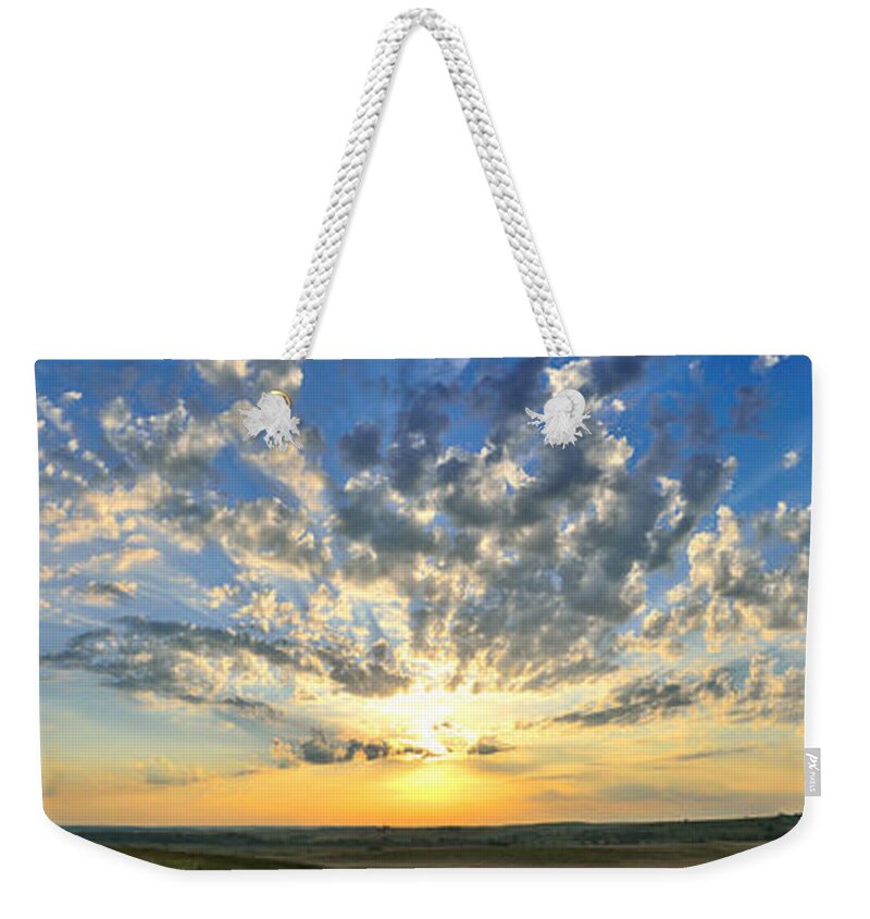 Panoramic Weekender Tote Bag featuring the photograph Fantastic Voyage by Brian Duram