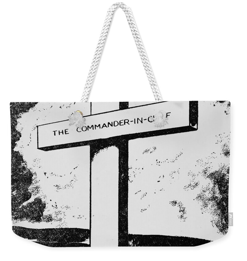 1945 Weekender Tote Bag featuring the photograph Fdr: Death, 1945 by Granger