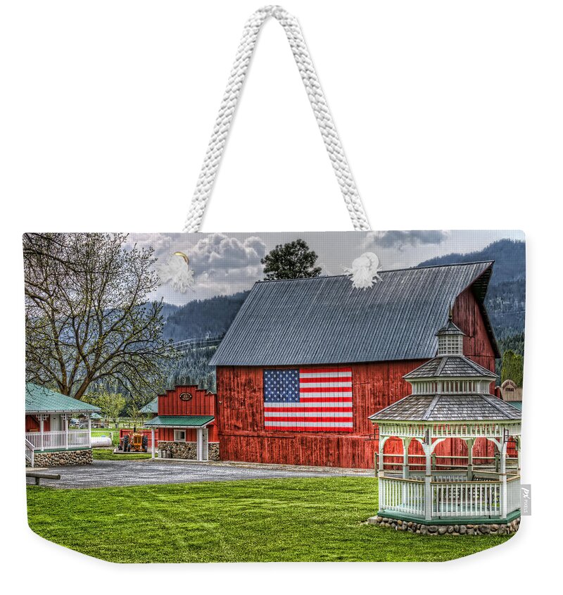 Hdr Weekender Tote Bag featuring the photograph Feeling Patriotic by Brad Granger
