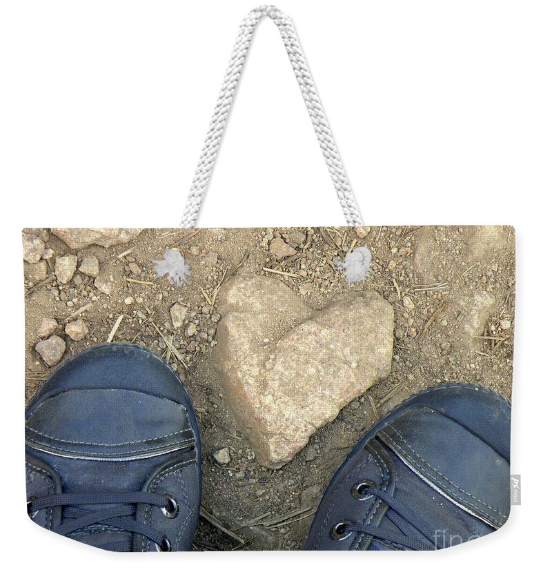 Hearts Weekender Tote Bag featuring the photograph Finding Hearts by Lainie Wrightson