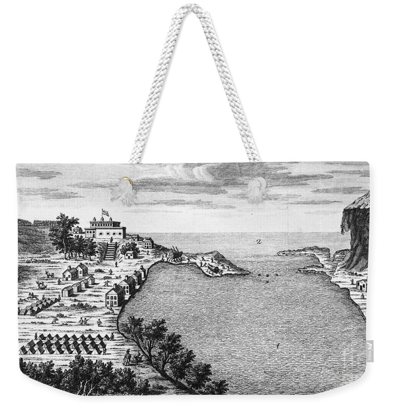 1756 Weekender Tote Bag featuring the photograph Fort Oswego, 1727 by Granger