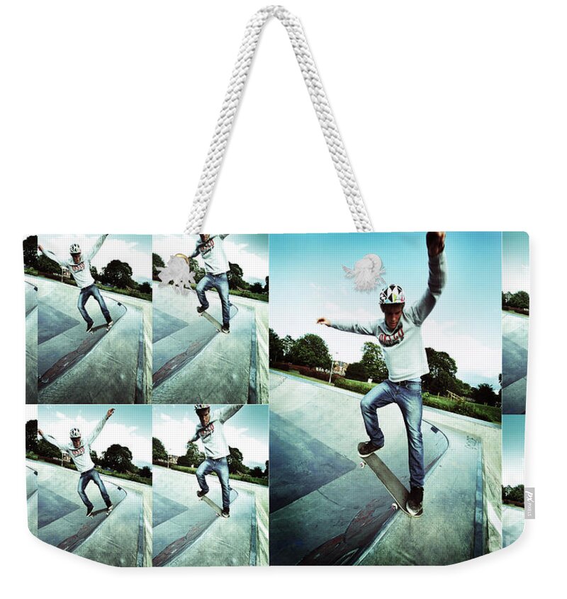 Yhun Suarez Weekender Tote Bag featuring the photograph Frame By Frame by Yhun Suarez