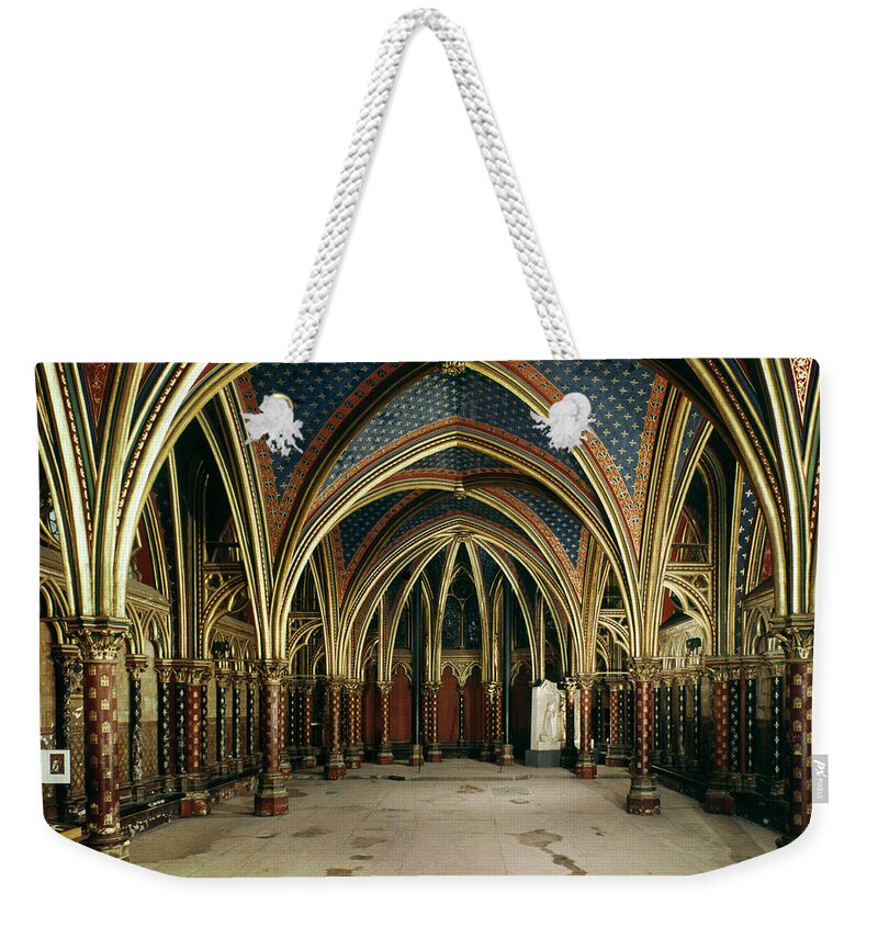 13th Century Weekender Tote Bag featuring the photograph France: Ste. Chapelle by Granger
