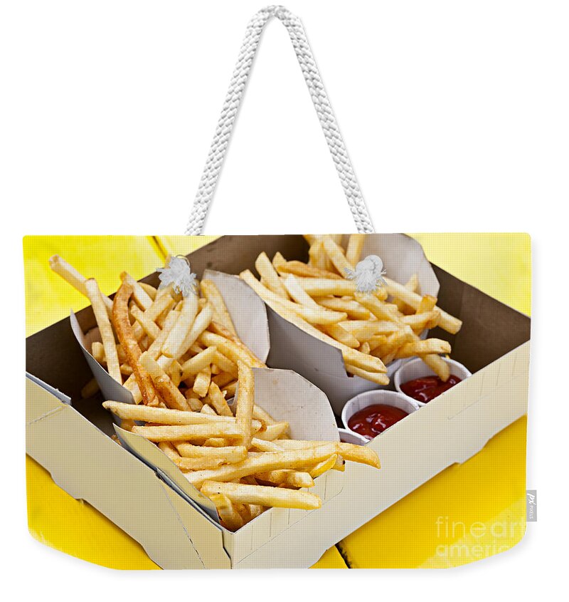 French Fried Potatoes Weekender Tote Bags