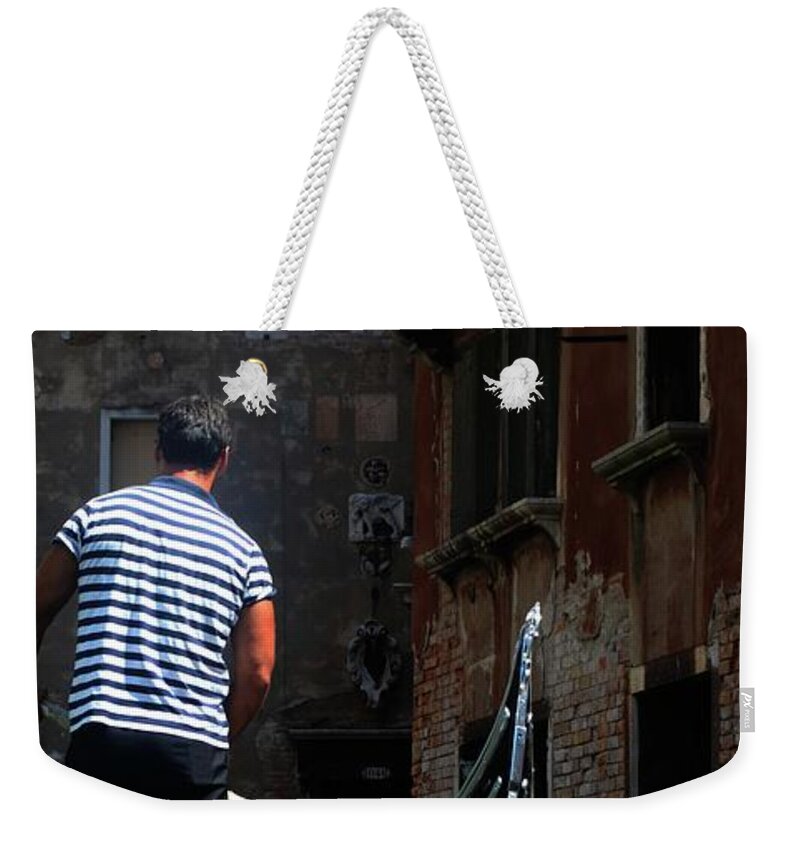 Italy Weekender Tote Bag featuring the photograph Gandola Ride by La Dolce Vita
